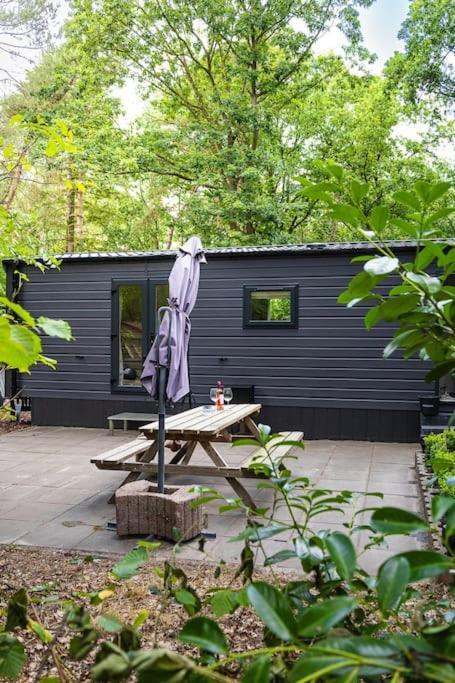 Prachtig Chalet In De Bossen Nunspeet Buitenkant foto